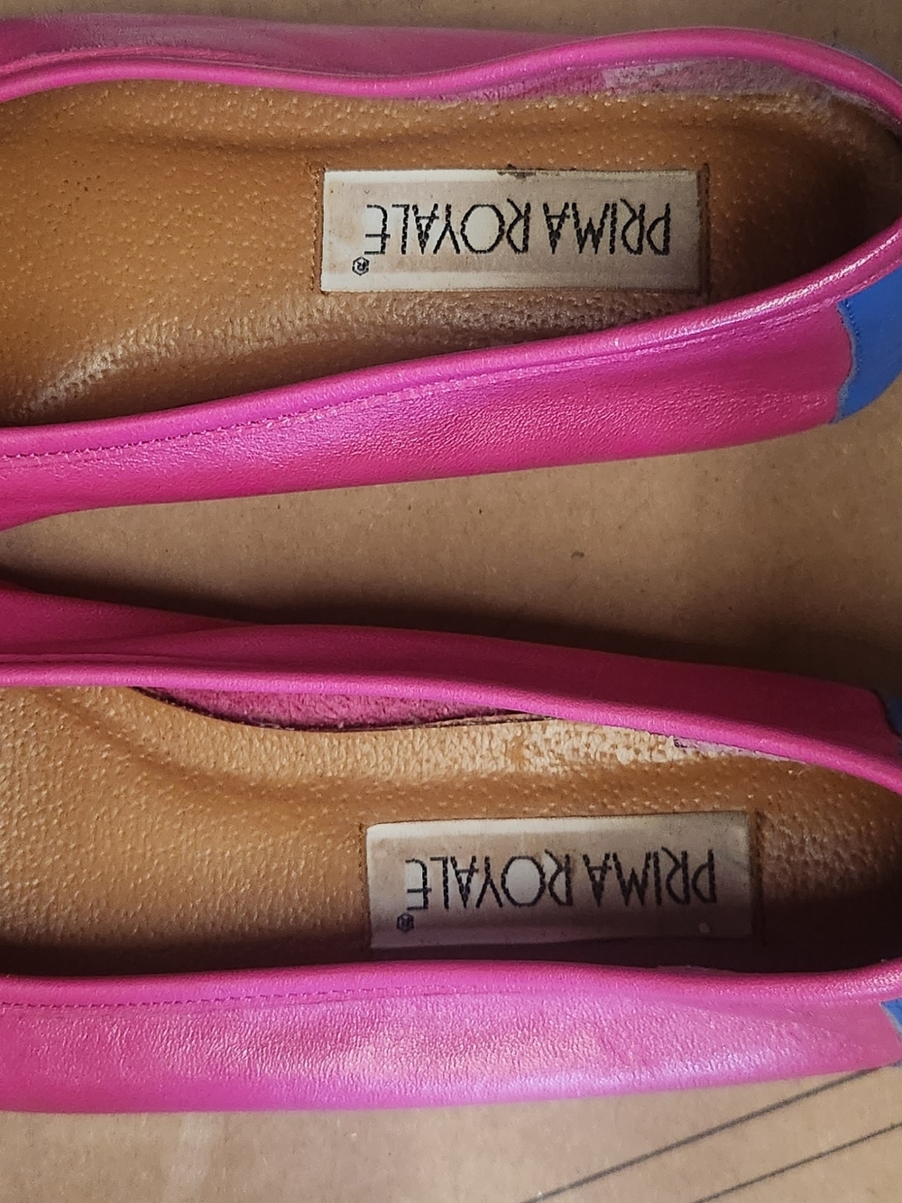 Primal Royalé Pink Leather Women’s Flat Loafers